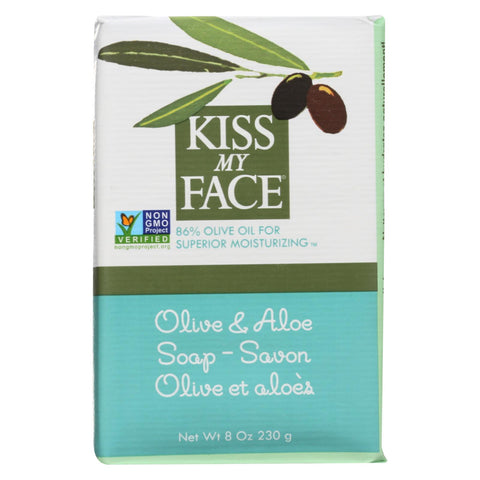 Kiss My Face Bar Soap Olive and Aloe - 8 oz