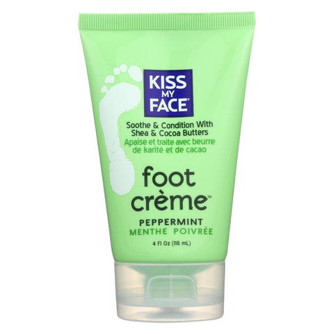 Kiss My Face Foot Creme Peppermint - 4 oz