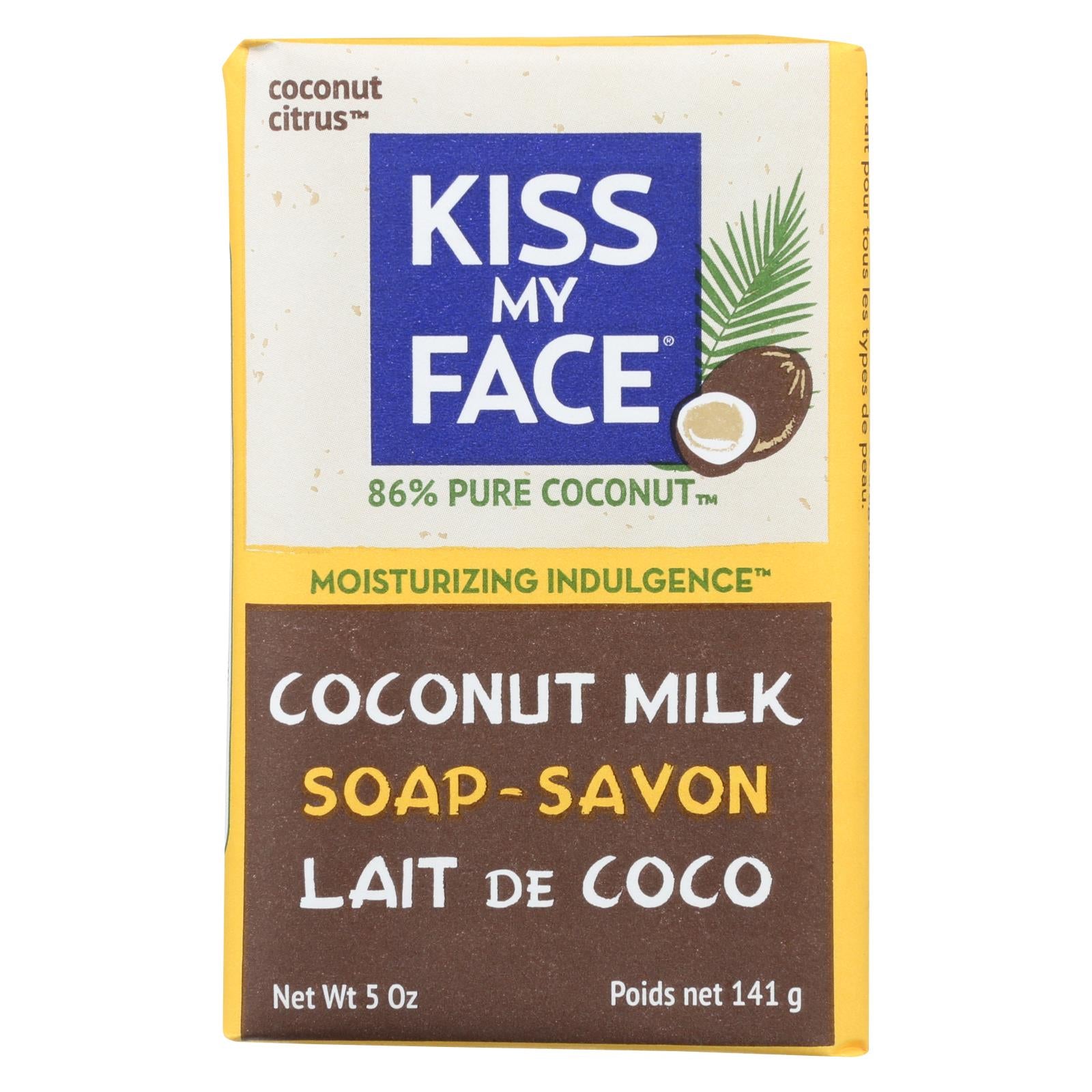 Kiss My Face Bar Soap - Coconut Milk - 5 oz