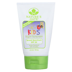 Nature's Gate Mineral Kids Block SPF 20 Fragrance Free - 4 fl oz