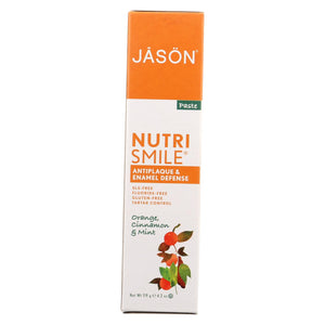 Jason Nutrismile Toothpaste Orange Cinnamon Mint - 4.2 oz