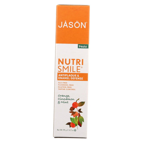 Jason Nutrismile Toothpaste Orange Cinnamon Mint - 4.2 oz