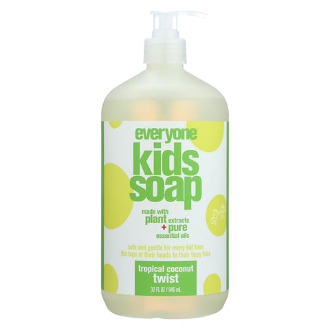 EO Products Everyone Soap for Kids - Tropical Coconut Twist - 32 oz