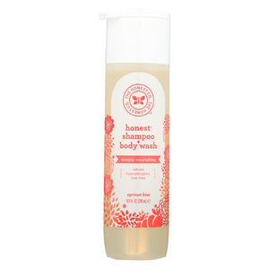The Honest Company Shampoo Plus Body Wash - Nourishing Apricot Kiss - 10 Fl oz.