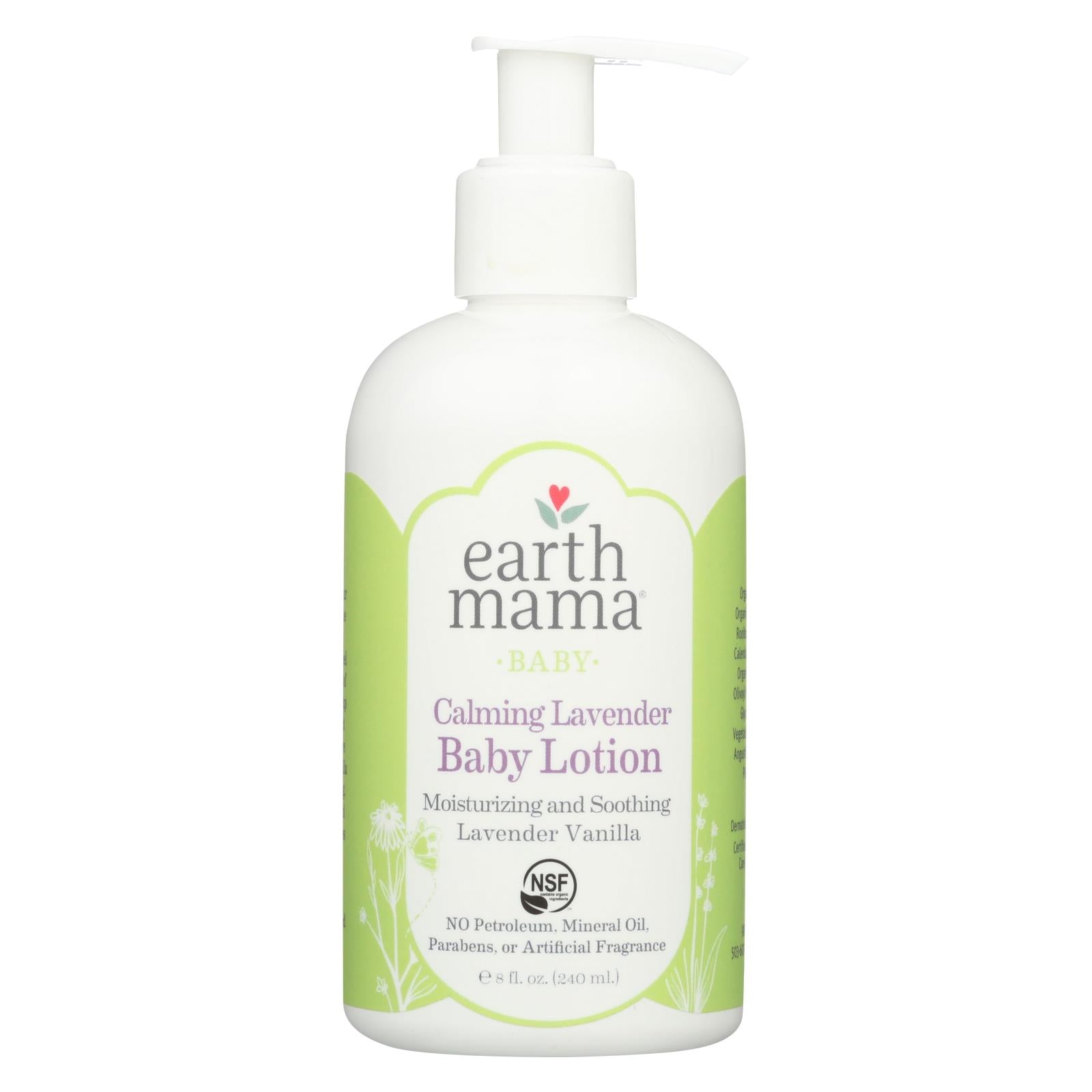 Earth Mama Angel Baby Lotion - Calming Lavender - 8 oz