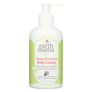 Earth Mama Angel Baby Lotion - Natural Non-Scents - Fragrance Free - 8 oz