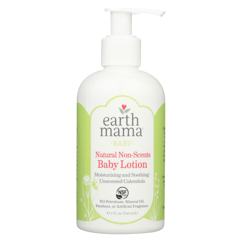 Earth Mama Angel Baby Lotion - Natural Non-Scents - Fragrance Free - 8 oz