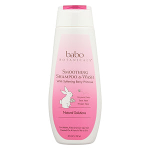 Babo Botanicals Smooth Detangling Shampoo - Berry Primrose - 8 fl oz