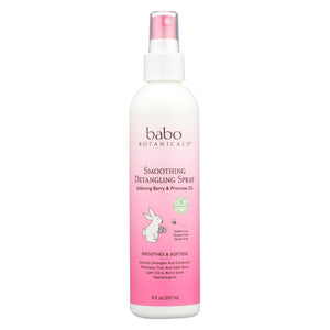 Babo Botanicals Instantly Smooth Detangler Berry Primrose - 8 fl oz