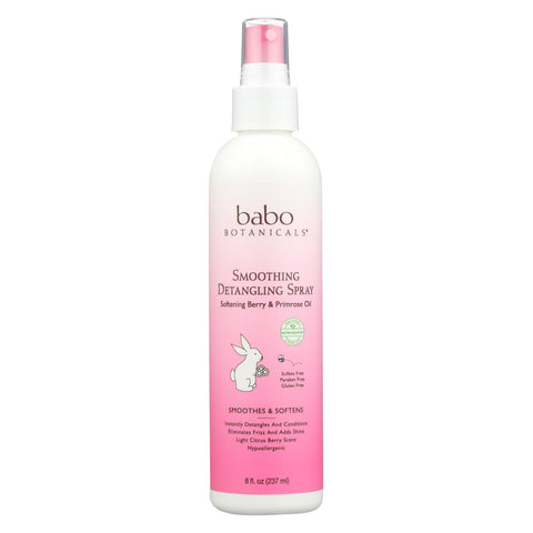 Babo Botanicals Instantly Smooth Detangler Berry Primrose - 8 fl oz