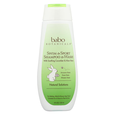 Babo Botanicals Shampoo and Wash Cucumber Aloe Vera - 8 fl oz
