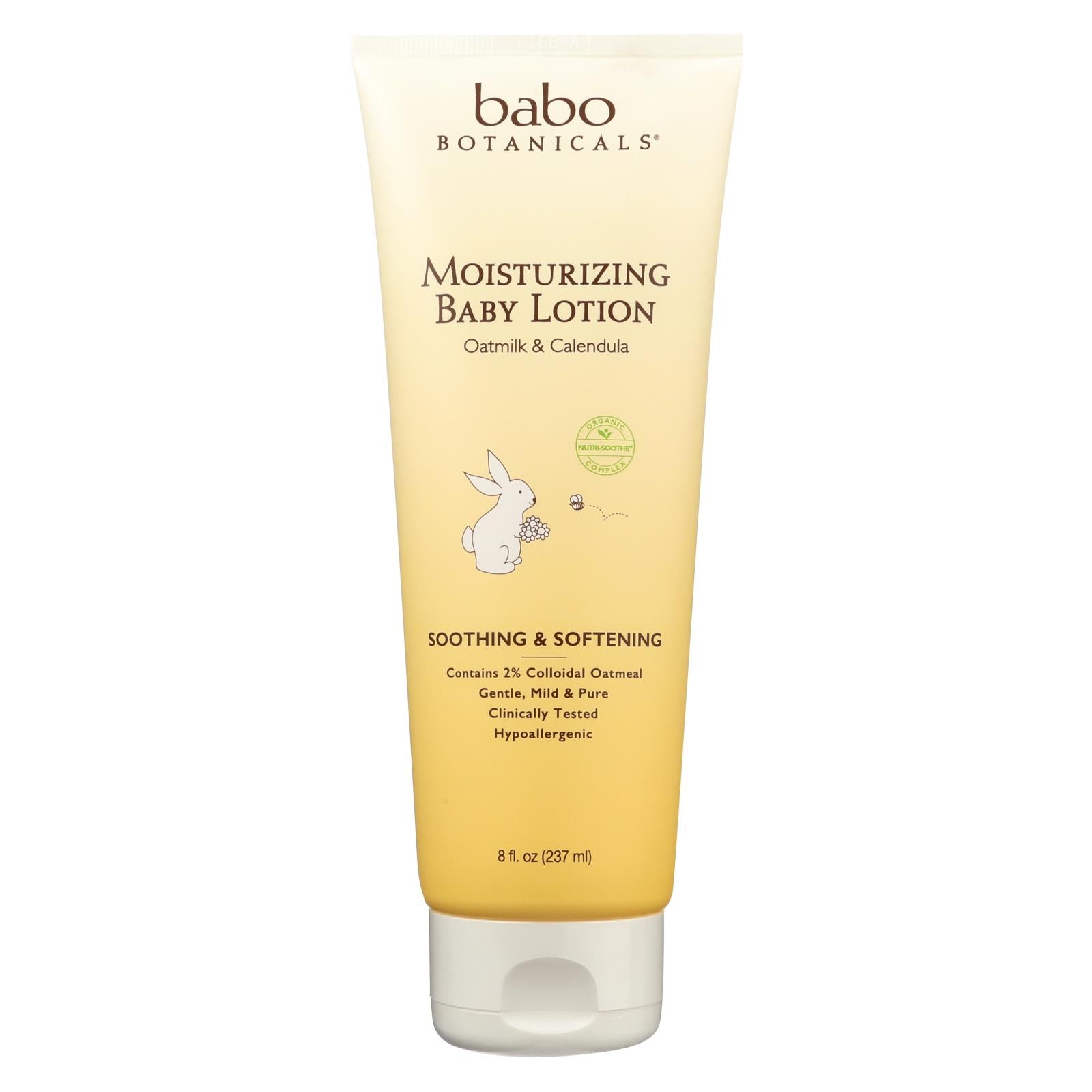 Babo Botanicals Oatmilk Calendula Moisturizing Baby Lotion - 8 fl oz