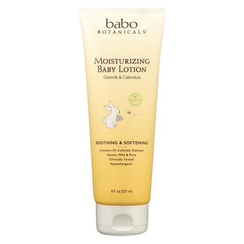 Babo Botanicals Oatmilk Calendula Moisturizing Baby Lotion - 8 fl oz