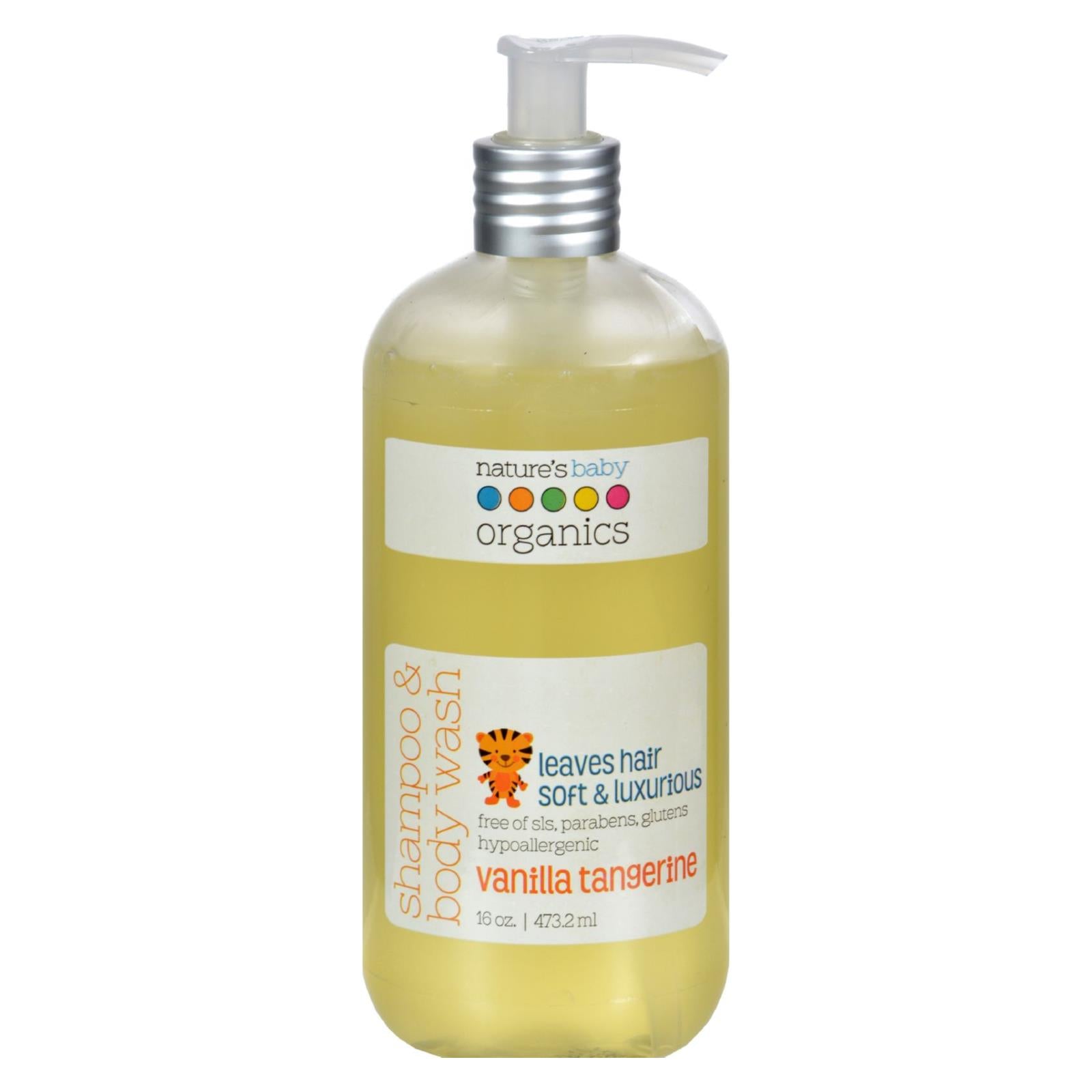 Nature's Baby Organics Shampoo and Body Wash Vanilla Tangerine - 16 fl oz