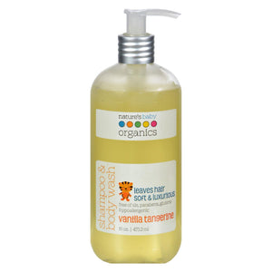 Nature's Baby Organics Shampoo and Body Wash Vanilla Tangerine - 16 fl oz