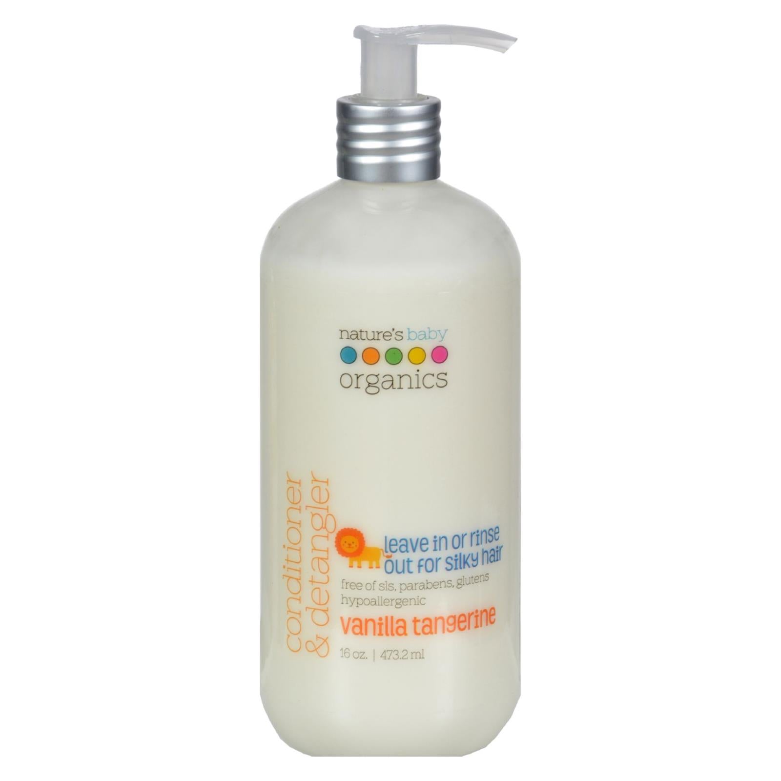 Nature's Baby Organics Conditioner and Detangler Vanilla Tangerine - 16 fl oz
