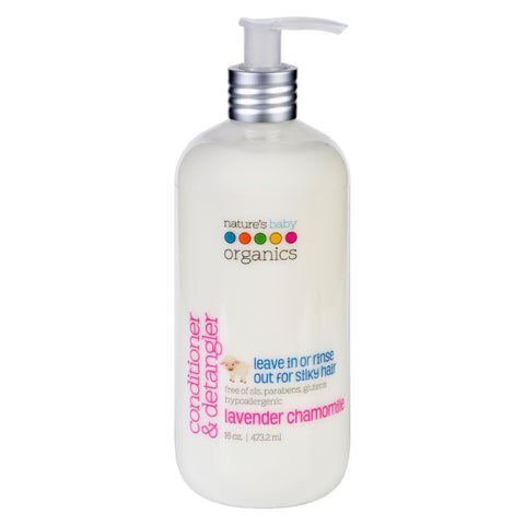 Nature's Baby Organics Conditioner and Detangler Lavender Chamomile - 16 fl oz