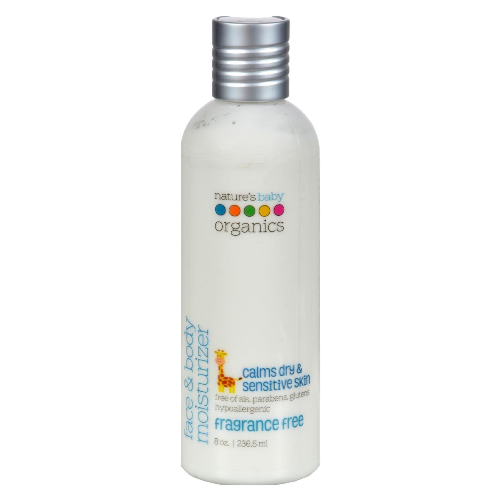 Nature's Baby Organics Face and Body Moisturizer Fragrance Free - 8 fl oz