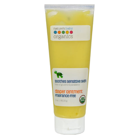 Nature's Baby Organics Diaper Ointment All Natural Fragrance Free - 3 oz