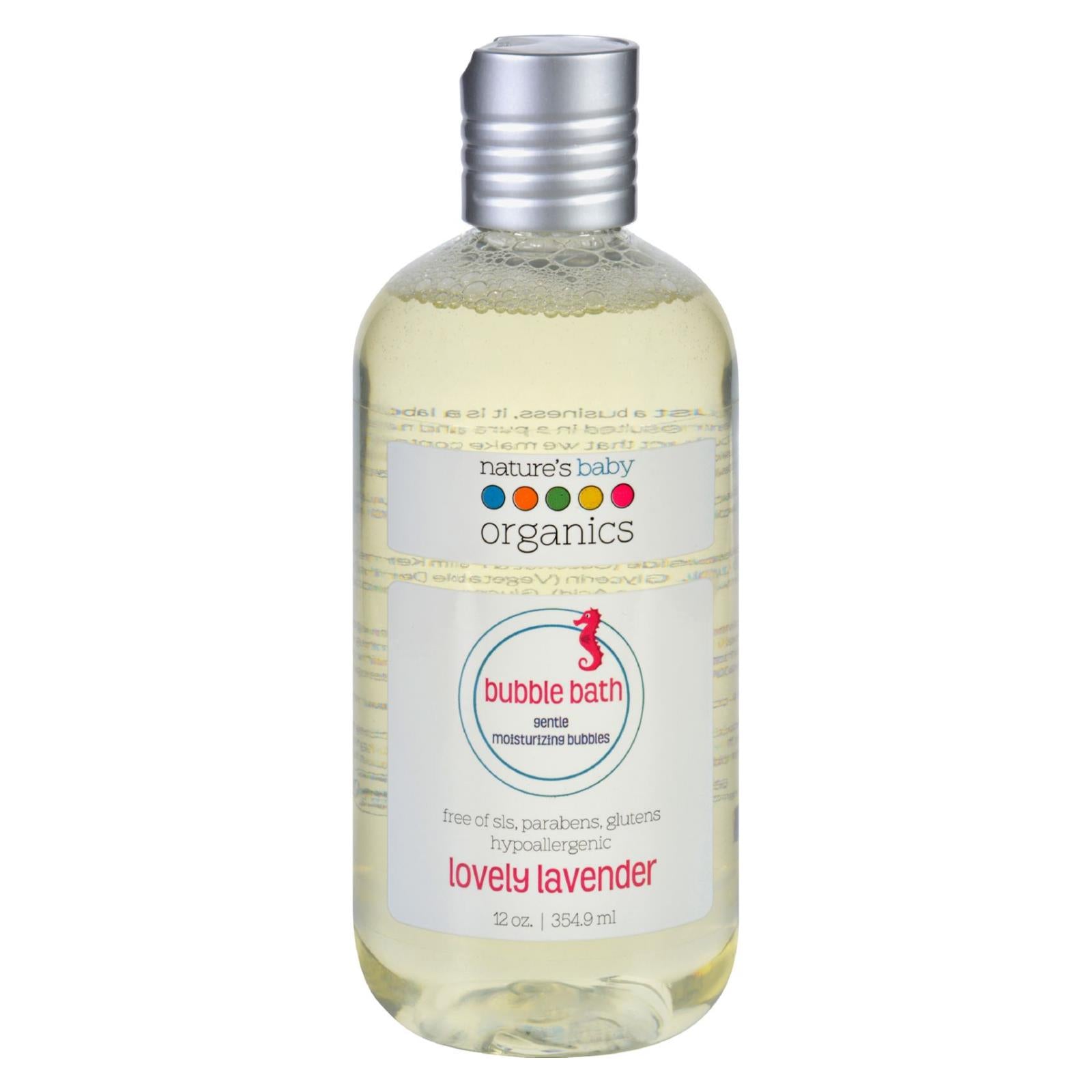 Nature's Baby Organics Bubble Bath - Moisturizing - Lovely Lavender - 12 oz