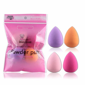 4pcs Pro Beauty Flawless Makeup Blender Foundation Puff Multi Shape Sponges New