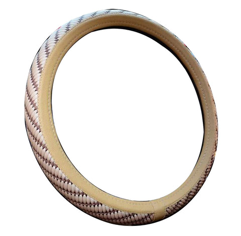Soft Car Steering Wheel Cover Auto Steering Wheel Cover, Beige
