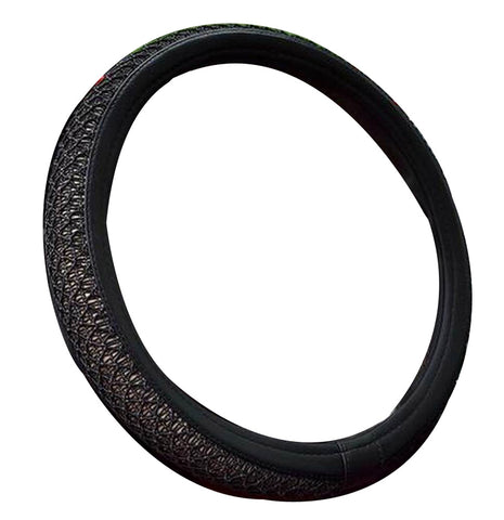 Soft Car Steering Wheel Cover Auto Steering Wheel Cover, Black