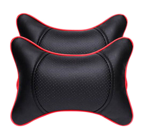 Fashion Decent Head Pillow Soft Neck Protection Auto Pillow-Black