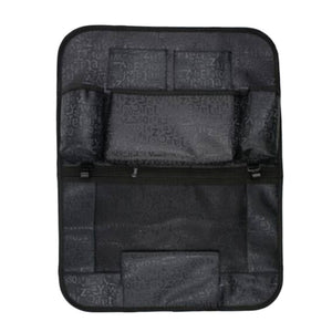 Multi-functional Letter Car Storage Bag Seat Back Hanging Organizer-Black