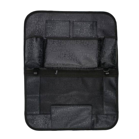 Multi-functional Letter Car Storage Bag Seat Back Hanging Organizer-Black