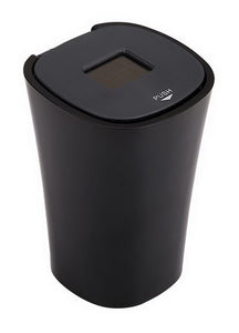 Multi-function Universal Creative Solar Led Car Cigarette Ashtray With Lid Black