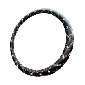 Fashion And Comfortable Automotive Steering Wheel Cover Black/White