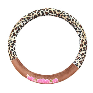 Lovely MocMoc Design Automotive Steering Wheel  Cover Leopard