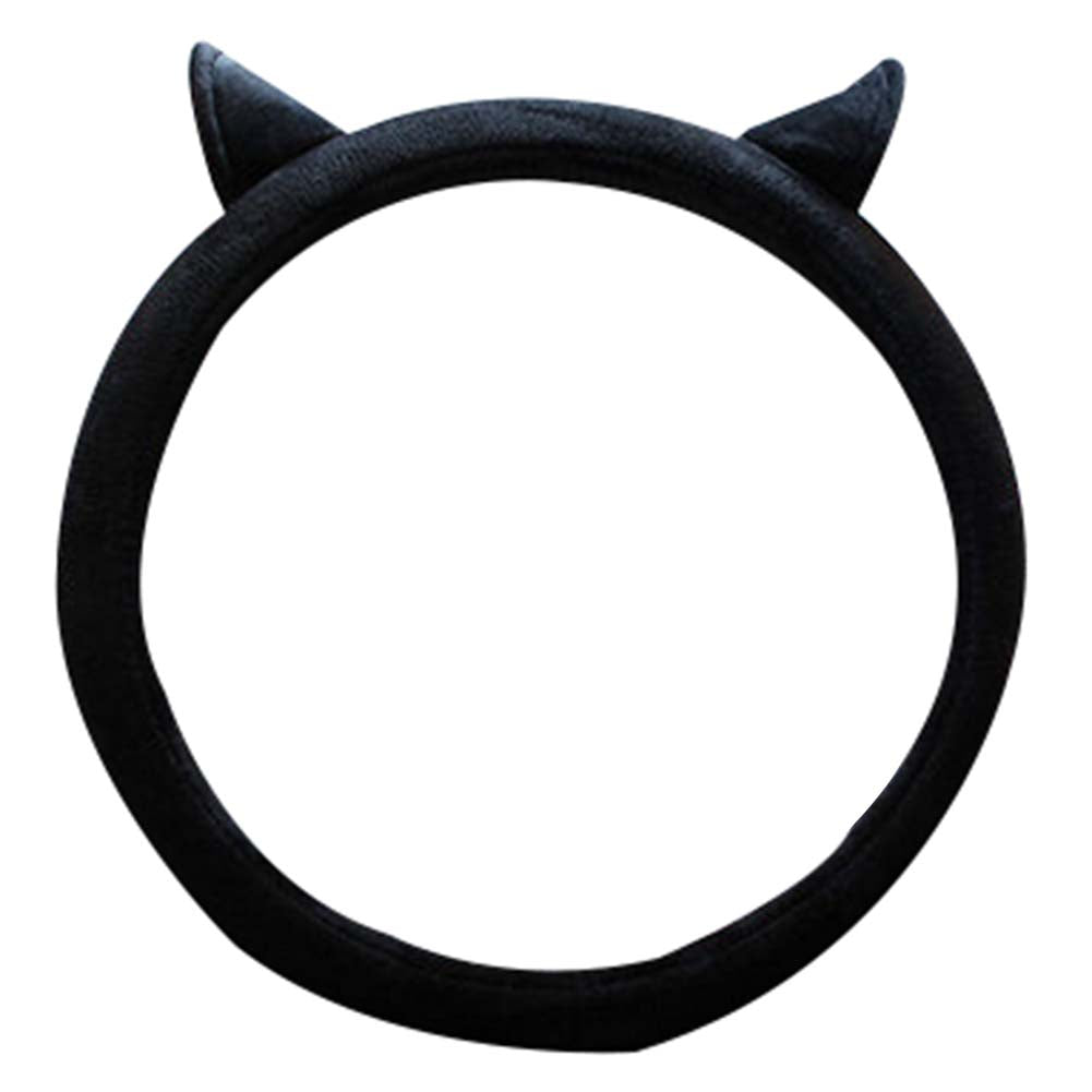 Cute Ears Anti-Skid Handlebar Sets Winter Fashion Car Steering Wheel Sets