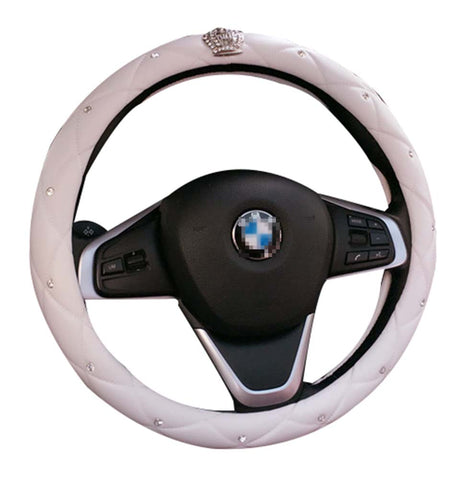 Car Supplies Cute Car Steering Wheel Sets Handlebars Sets Crown Non - slip