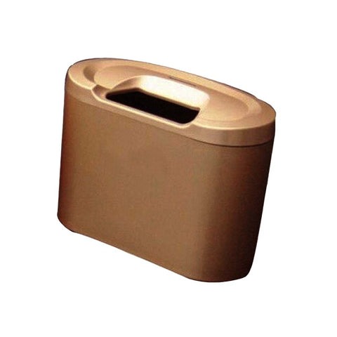 High-grade ABS Plastic Home Car Trash Can Mini Garbage Can Desk Organizer,Golden