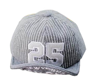 Fashion Baby Woolen Cap Kids Warm Winter Baseball Cap 25 Gray