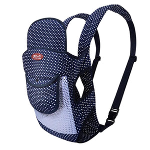 Comfortable Baby Sling, Baby Carrier with Pocket, Blue, Summer Baby Sling