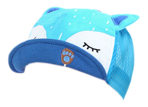 Summer Hat/2-6 Months Baby Sun Hat/Beret Cap/Sun-Protection Cap/Baseball Cap/Peaked Cap Blue #61