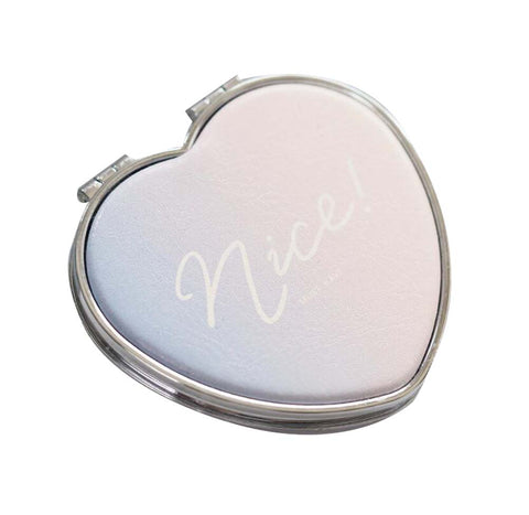 Cute Mini Mirror Fashion Simple Makeup Mirror, Pink