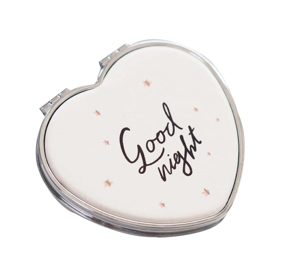 Cute Mini Mirror Fashion Simple Makeup Mirror, Word