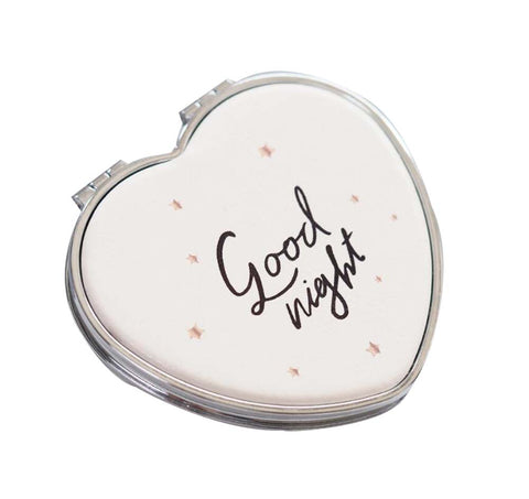 Cute Mini Mirror Fashion Simple Makeup Mirror, Word