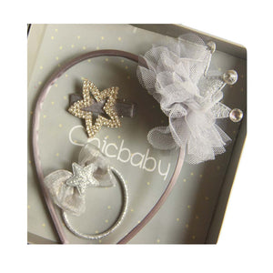 Hair Clips Hair Ties for Girls Hair Accessories Gift Box Set for Baby