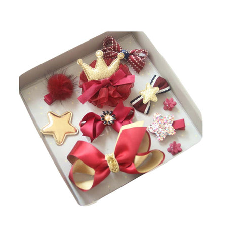 Hair Clips Barrettes for Girls Hair Accessories Gift Box Set for Baby