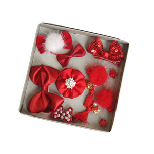 Hair Clips Barrettes for Baby Hair Accessories Gift Box Set for Baby