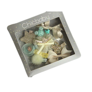 Little Girls Hair Clips Bows Barrettes Hairpins Set Hair Accessories Baby