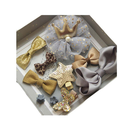 Little Girls Hair Clips Bows Barrettes Hairpins Set Hair Accessories for Baby