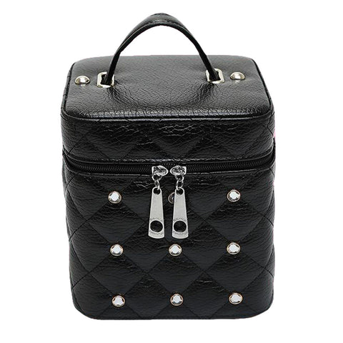 Cosmetics Case Household Storage Pack Makeup Organizer Boxes -Black