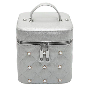 Cosmetics Case Household Storage Pack Makeup Organizer Boxes -Gray