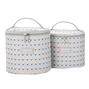 Fashion Creative Folk-custom Cosmetic Box Makeup Box Large Capacity Makeup Bags, Mica Ash